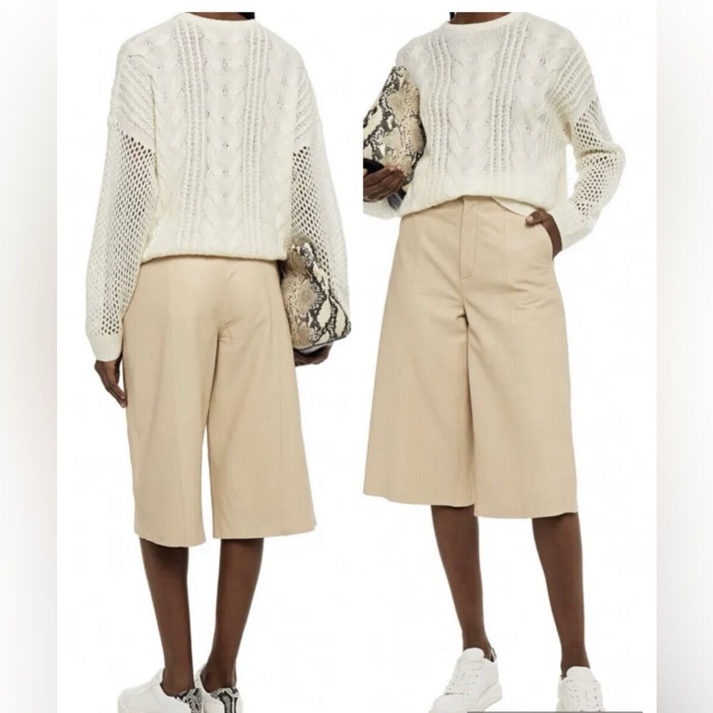 NAADAM Open Cable Merino Wool Cashmere Crewneck Sweater Size XL NWT
